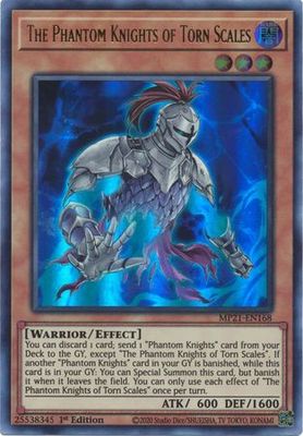 SJ The Phantom Knights of Torn Scales - MP21-EN168 - Ultra Rare 1st Edition
2021 Mega-Tin: Ancient Battles 1st Edition Singles