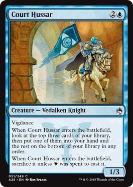 Court Hussar 051/249 Masters 25 Singles