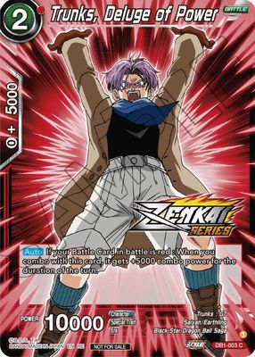 Trunks, Deluge of Power (Event Pack 12) - Tournament Promotion Cards (TPR)
Tournament Promotion Cards Foil