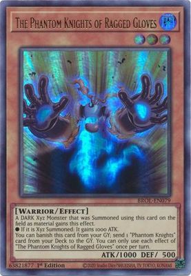 The Phantom Knights of Ragged Gloves - BROL-EN079 - Ultra Rare 1st Edition Brothers of Legend 1st Edition Singles (espanol)