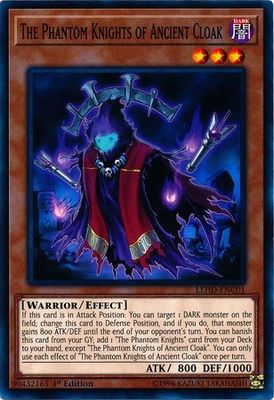 The Phantom Knights of Ancient Cloak - LEHD-ENC01 - Common 1st Edition
Legendary Hero Decks 1st Edition Singles