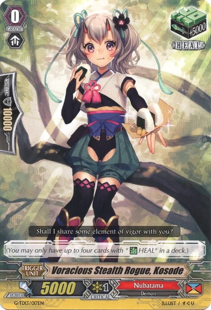 Voracious Stealth Rogue, Kosode - G-TD13: Evil Eye Sovereign (G-TD13)
G-TD13: Evil Eye Sovereign