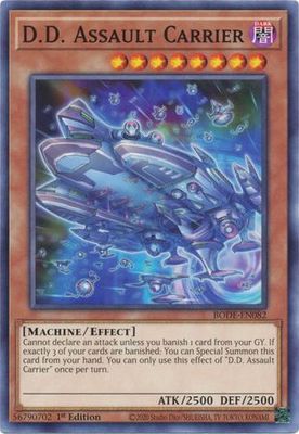 D.D. Assault Carrier - BODE-EN082 - Common 1st Edition Burst of Destiny 1st Edition Singles