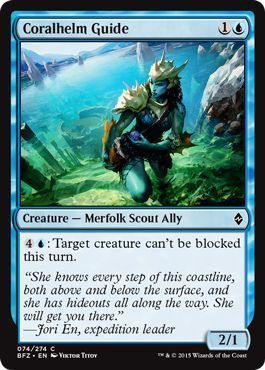 Coralhelm Guide 074/274
Battle for Zendikar Singles(Español)
