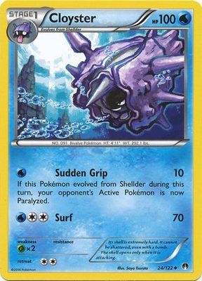 Cloyster - 24/122 - Uncommon
XY: Breakpoint Singles