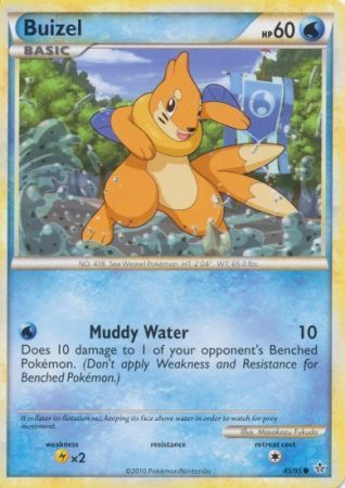 Buizel - 45/95 - Common
HGSS - Unleashed Singles