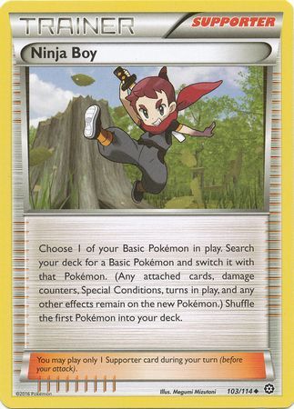 Ninja Boy - 103/114 - Uncommon XY: Steam Siege Singles