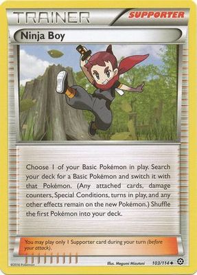 Ninja Boy - 103/114 - Uncommon XY: Steam Siege Singles