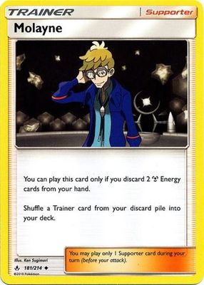 Molayne - 181/214 - Uncommon Sun &amp; Moon: Unbroken Bonds Singles