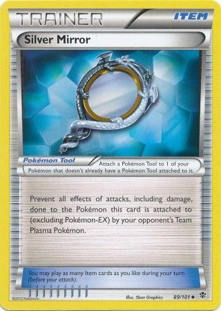Silver Mirror - 89/101 - Uncommon Black &amp; White 10: Plasma Blast Singles