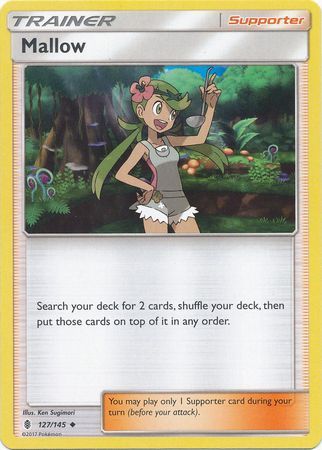 Mallow - 127/145 - Uncommon Sun &amp; Moon: Guardians Rising Singles