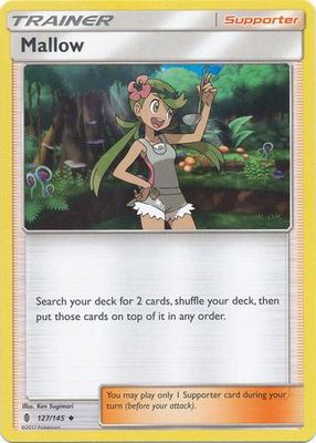 Mallow - 127/145 - Uncommon Sun &amp; Moon: Guardians Rising Singles