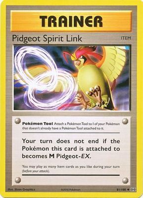 Pidgeot Spirit Link - 81/108 - Uncommon XY: Evolutions Singles