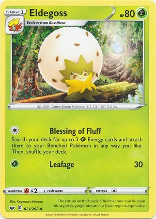Eldegoss - 021/202 - Uncommon Sword &amp; Shield (Base Set) Singles