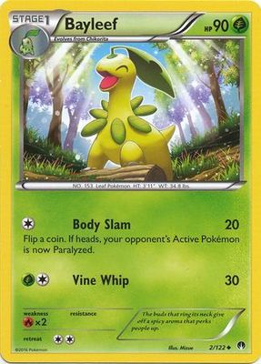 Bayleef - 2/122 - Uncommon
XY: Breakpoint Singles