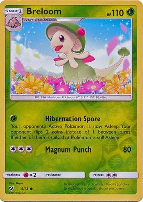 Breloom - 5/73 - Common Reverse Holo
Shining Legends Reverse Holo Singles