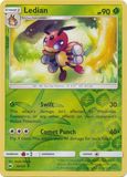 Ledian - 10/147 - Rare Reverse Holo
Sun &amp; Moon: Burning Shadows Reverse Holo Singles