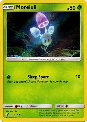 Morelull - 3/18 - Common
Detective Pikachu Singles