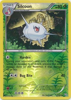 Silcoon - 7/124 - Uncommon Reverse Holo
Black &amp; White 6: Dragons Exalted Reverse Holo Singles