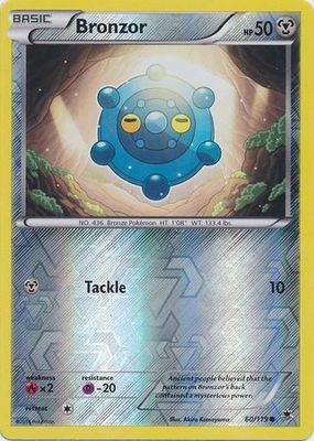 Bronzor - 60/119 - Common Reverse Holo XY: Phantom Forces Reverse Holo Singles