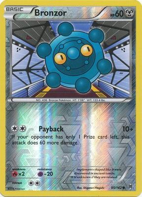 Bronzor - 95/162 - Common Reverse Holo
XY: Breakthrough Reverse Holo Singles