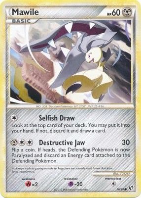 Mawile - 56/90 - Common
HGSS - Undaunted Singles
