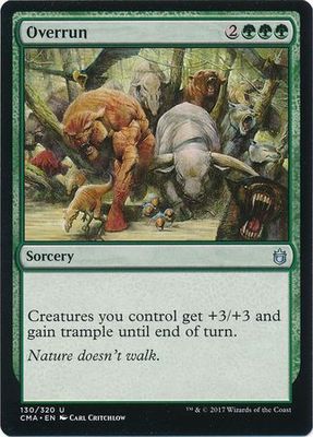 Overrun 130/320 - Commander Anthology Singles