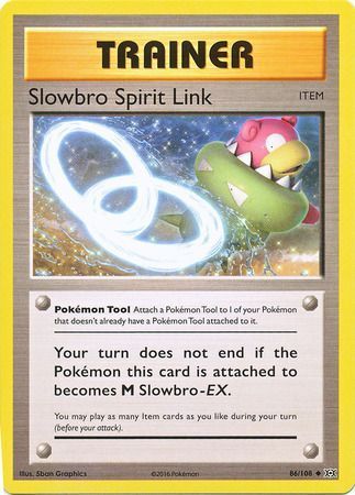 Slowbro Spirit Link - 86/108 - Uncommon XY: Evolutions Singles