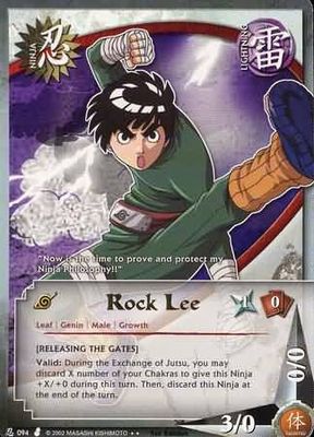 Rock Lee - N-094 - Rare
Naruto: Curse of the Sand