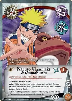 SH Naruto Uzumaki &amp; Gamabunta &quot;Reversed Relationship&quot; - US-039 - Super Rare
Naruto: Eternal Rivalry Gold Rare Foil