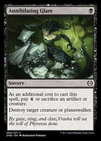 Annihilating Glare 080/271 - Phyrexia All Will Be One Singles (Español)
