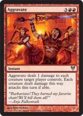 Aggravate Avacyn Restored Singles
