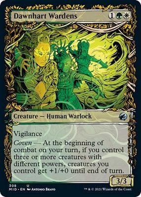Dawnhart Wardens 308 - Showcase Equinox
Innistrad: Midnight Hunt Collector Booster Singles