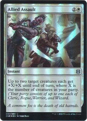 Allied Assault 001/280 - Foil Zendikar Rising Foil Singles