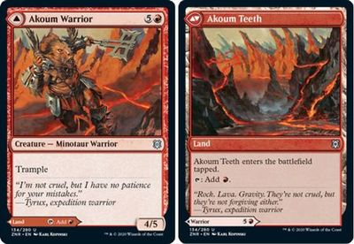 Akoum Warrior | Akoum Teeth 134/280 - Zendikar Rising Singles (Español)