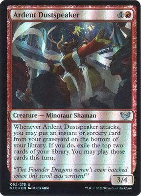 Ardent Dustspeaker 092/275 - Foil
Strixhaven: School of Mages Foil Singles