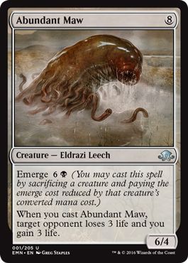 Abundant Maw 001/205 Eldritch Moon Singles