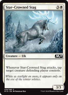 Star-Crowned Stag 038/280
Magic 2019 (M19) Singles (Español)