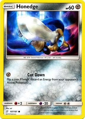 Honedge - 107/181 - Common
Sun &amp; Moon: Team Up Singles