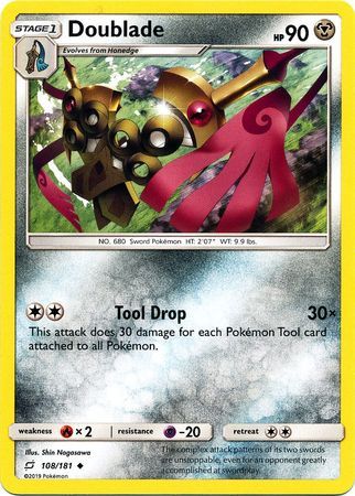 Doublade - 108/181 - Uncommon
Sun &amp; Moon: Team Up Singles