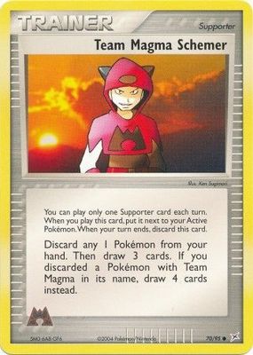 Team Magma Schemer - 70/95 - Common Ex Team Magma vs. Team Aqua Singles