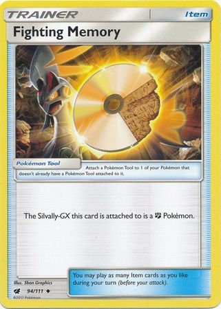 Fighting Memory - 94/111 - Uncommon Sun &amp; Moon: Crimson Invasion Singles