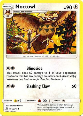 Noctowl - 166/236 - Uncommon
Sun &amp; Moon: Unified Minds Singles