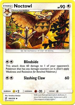 Noctowl - 166/236 - Uncommon
Sun &amp; Moon: Unified Minds Singles