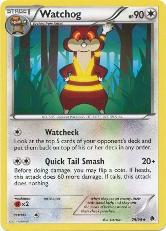 Watchog - 79/98 - Uncommon
Black &amp; White 2: Emerging Powers Singles