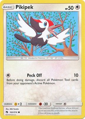 Pikipek - 163/214 - Common
Sun &amp; Moon: Lost Thunder Singles