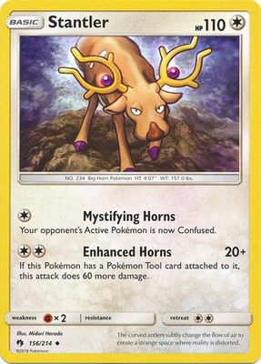 Stantler - 156/214 - Uncommon
Sun &amp; Moon: Lost Thunder Singles