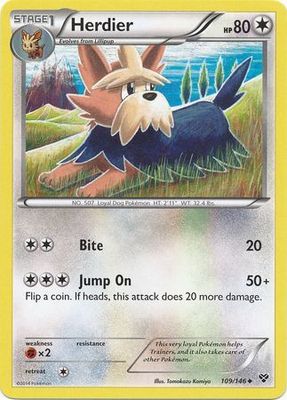Herdier - 109/146 - Uncommon
XY (Base Set) Singles