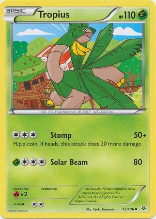 Tropius - 12/108 - Uncommon XY: Roaring Skies Singles