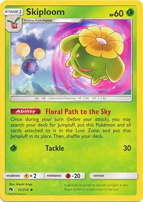 Skiploom - 13/214 - Uncommon
Sun &amp; Moon: Lost Thunder Singles